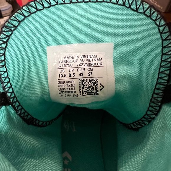 Converse Chuck Lift 2X Platform Surface Fusion Ripple - Picture 8 of 8